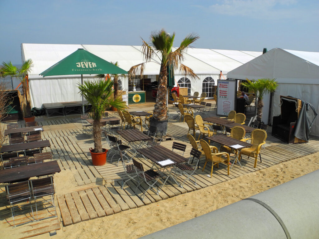 Catering Zelt im Stadion am Meer in Duhnen