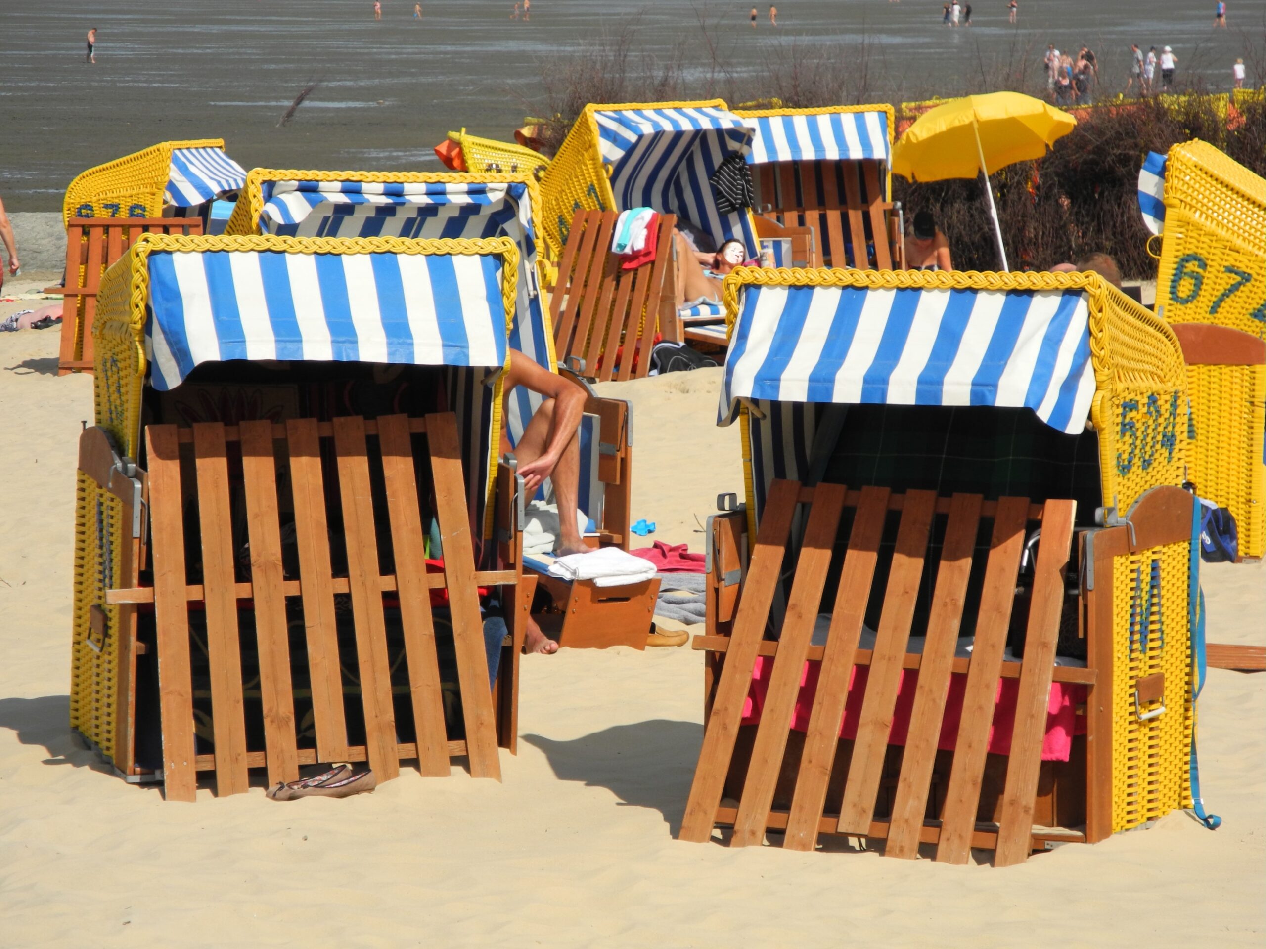 Strandkörbe am Strand